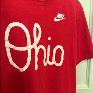 Red Nike Ohio State Shirt